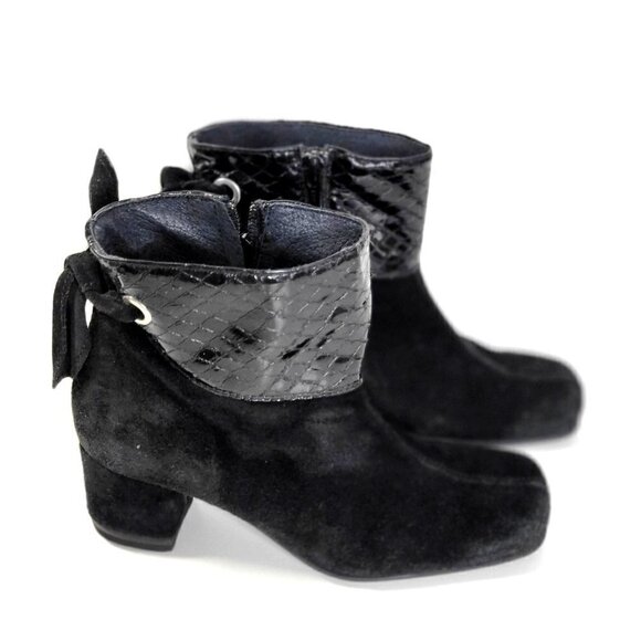 Shoe be Do Suede Ankle Boots Womens Size  4 EU 34 Made in Italy - Picture 1 of 14